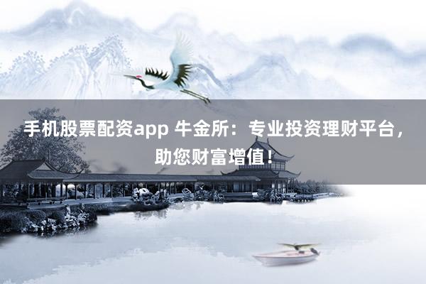 手机股票配资app 牛金所：专业投资理财平台，助您财富增值！