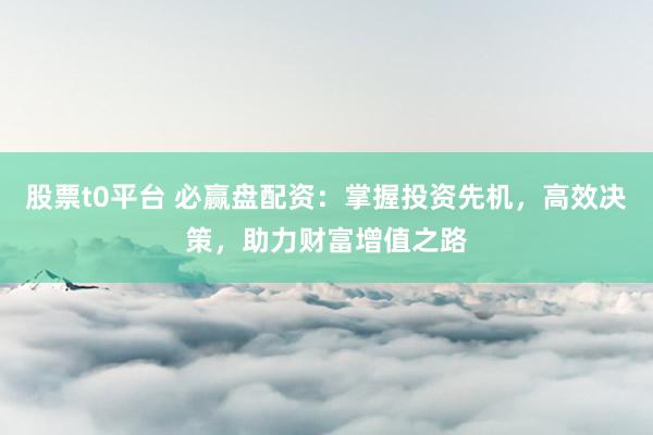 股票t0平台 必赢盘配资：掌握投资先机，高效决策，助力财富增值之路